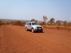 route dans le Karijini NP